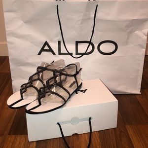 Black Aldo Sandals
